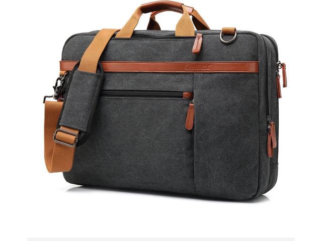 Zipline Office Synthetic Leather laptop bag for Men women, 15.6 compatible  laptop Messenger Bags for Men & Women (1-Black Bag) : : Computers  & Accessories