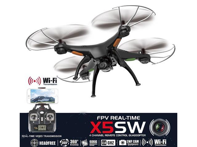 Syma X5SW WIFI FPV 2.4Ghz 4CH 6-Axis RC Quadcopter Drone Camera HD White RTF 