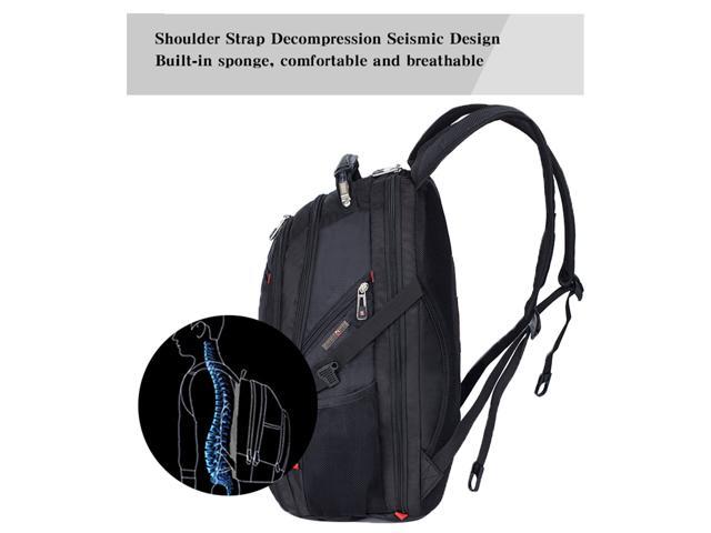 Jansicotek 42L Men's Backpack female Travel School Bag for quality Laptop 17  Inch Notebook Computer bagpack waterproof Business 
