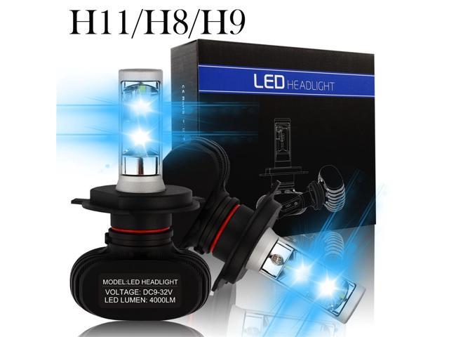 H11 H8 H9 LED Headlight Kit Plug&Play CREE COB with Fan 800W 120000LM 6500K 