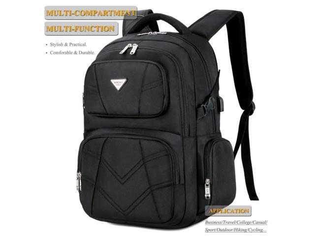 Travel Backpack, Extra Large Laptop Backpacks For Men Women, Water  Resistant College School Bookbag Airline Approved Business Work Bag With  Usb Charging Port Fits Computer, Black - Temu