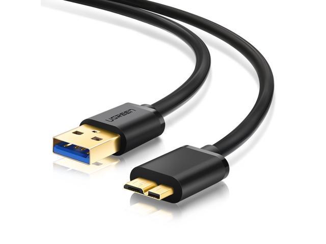 Cable Length: 100cm Cables 5Gbps Micro B USB 3.0 External Hard Drive Cable with USB Power Supply for WD Passport Seagate Samsung M3 Toshiba Sony ADATA
