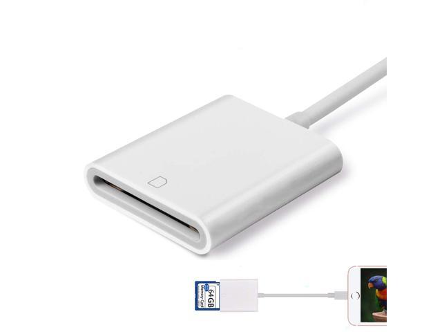 SD Card Camera Reader Photo Adapter Data Transfer for iPad iPhone XR XS 7 8 6s 5 