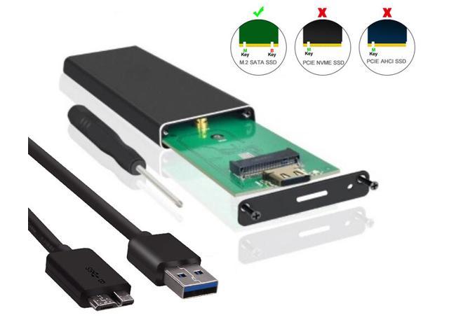 UGREEN M.2 Enclosure SSD SATA B B+M Key NGFF to USB 3.0 Aluminum Adapter 5Gbps M2 Hard Drive HDD External Case Tool-Free UASP for 2230 2242 2260 2280