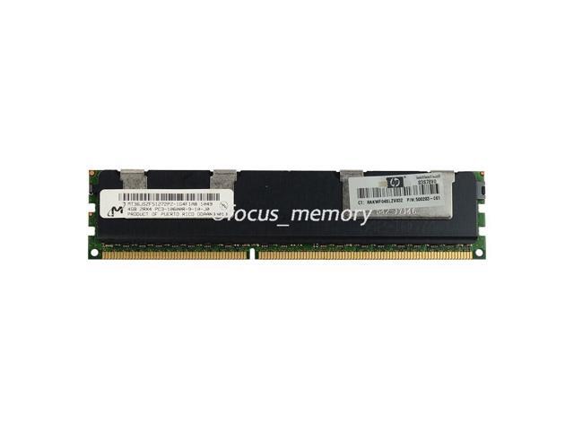 Crucial 16GB 4X4GB 2RX8 PC3-10600R DDR3 1333Mhz 240pin Memory ECC Registered