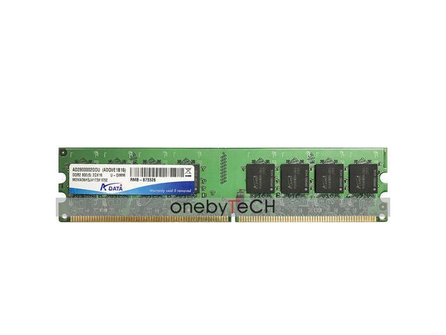 ADATA 2GB PC2-6400 DDR2 800 Mhz 240 Pin 1.8v DIMM NON ECC Memory