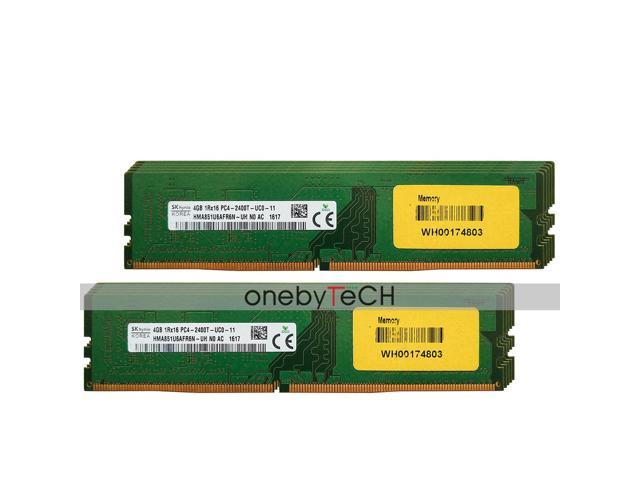 Hynix 32GB (8x4GB) 1Rx16 PC4-19200 DDR4 2400 PC4-2400T 288 PIN UDIMM Memory  CL17