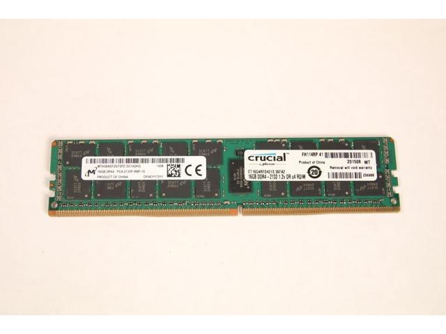 For Dell RAM 16GB (1 x 16GB) SNP1R8CRC/16G A7945660 288-Pin DDR4-2133 PC4-17000 ECC RDIMM for PowerEdge R730 by MICRON RAM