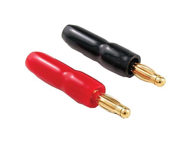OEM SYSTEMS Plugs Crimp-on type banana plugs color-coded 16-pk8 red 8 black