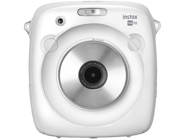 Huiswerk hoeveelheid verkoop dak Fujifilm Instax Square SQ10 Hybrid Instant Camera - White - Newegg.com