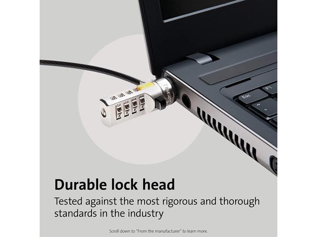 Combination Security Lock For Kensington Laptop Notebook Alloy Cable Computer PC 