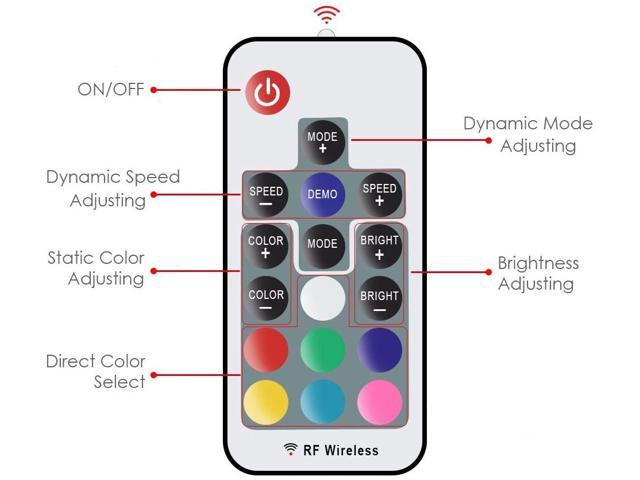 remote control plinth lights