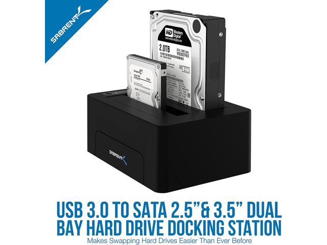 MBox DS-5000DUAL USB3.0 SATA HDD Duplicator Dual Docking Station w/Clone w/o HDD 