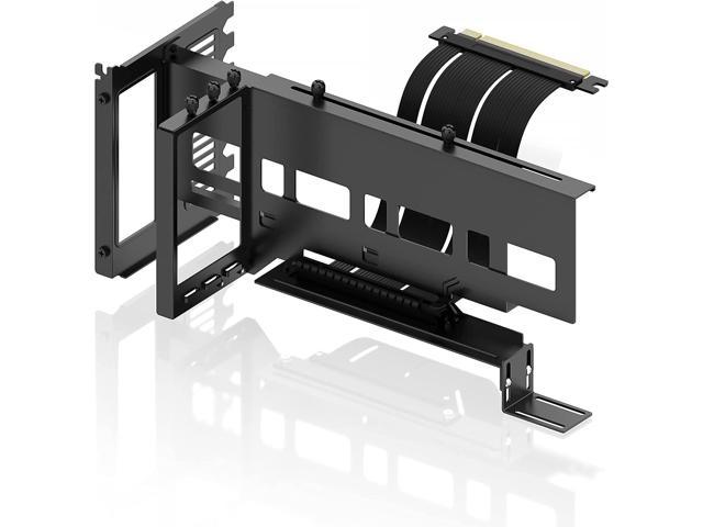 Lydighed Mindful Nautisk Vertical PCIe 4.0 GPU Mount Bracket Graphic Card Holder, Video Card VGA  Support Kit with PCIe 4.0 X16 Gen4 17cm/6.69in Riser Cable 90 Degree Right  Angle - Newegg.com