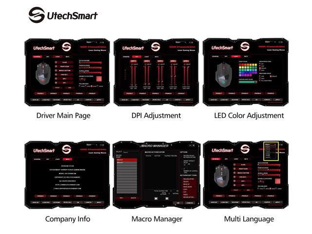 Utech mouse driver not working