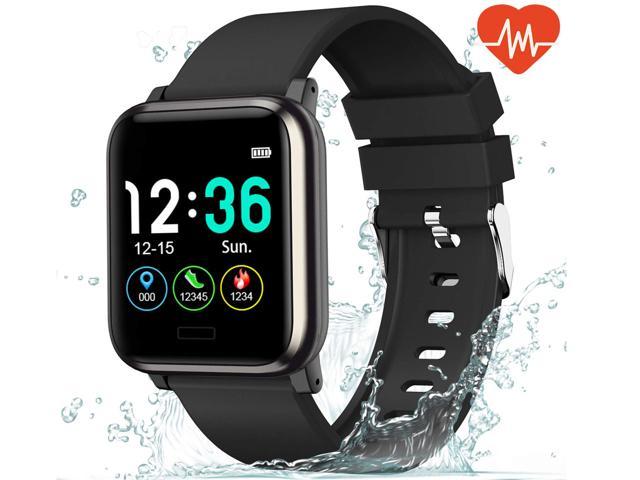 onderwijs stem Evenement Powerful Fitness Tracker Heart Rate Monitor - 1.3'' Large Color Screen IP67  Waterproof Activity Tracker with 6 Sports Mode, Sleep Monitor,Pedometer  Smart Wrist Band for Women Men, Android iOS - Newegg.com