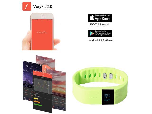 Sleep Monitor Calorie Counter Pedometer Sport Activity Tracker for Android and iOS Smart Phone Teslasz Fitness Tracker