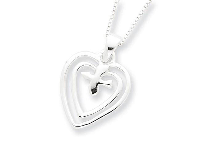 Sterling Silver Womens 1mm Box Chain Satin Finished Pendant Necklace Spacer Bead