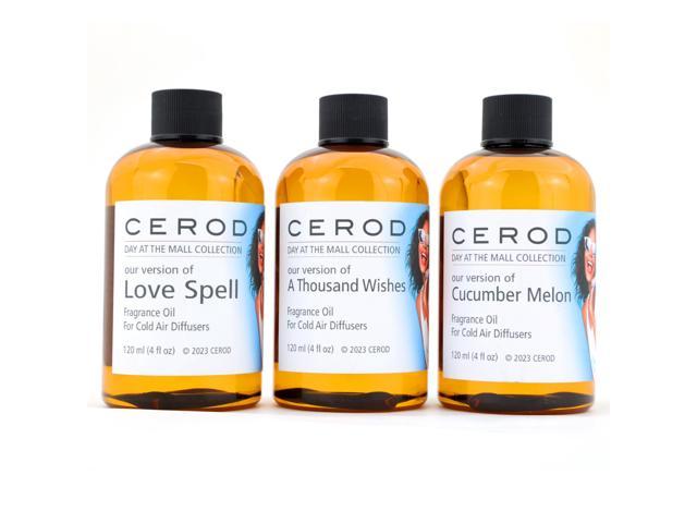 CEROD – Day at The Mall Collection – Cucumber Melon Fragrance Oil for Cold  Air Diffusers - Aromatherapy Essential Oil Scents for Home & Office 