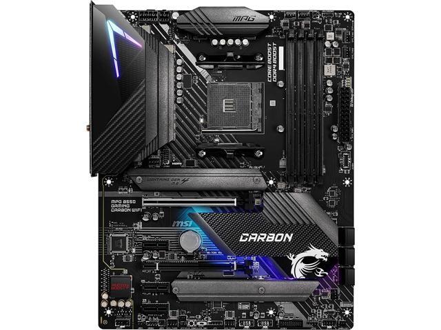 MSI MPG B550 Gaming Carbon WiFi Gaming Motherboard ., Black