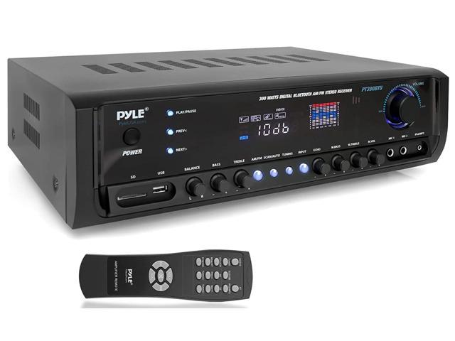 Refurbished: Pyle Wireless Bluetooth Power Amplifier System 300W 4 ...