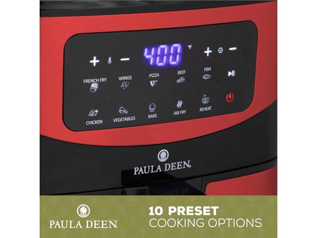 Paula Deen PDKDF579R Stainless Steel 10 QT 1700 Watts Digital LED