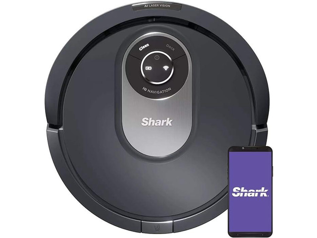 Shark Rv2011drus Refurbished: Shark RV2011DRUS AI Wi-Fi Connected Robot Vacuum with ...