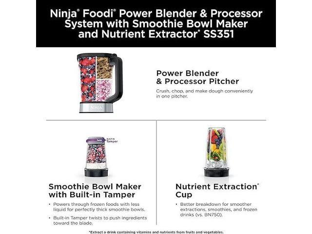 Ninja SS351 Foodi Power Blender & Processor System 1400 WP