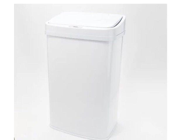 Replacement Lid For Ninestars Trash Can Models DZT-50-28, DZT-50-28SL, DZT-50-28BR - Motion Sensor, Silver