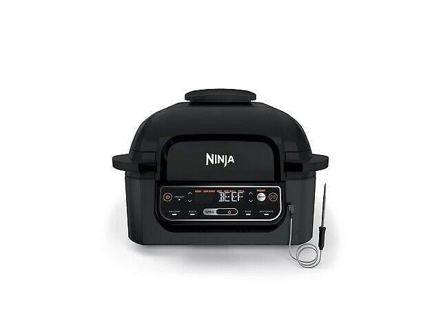 Refurbished Ninja Foodi Lg Smart In Indoor Grill With Qt Air Fryer Black Newegg Com