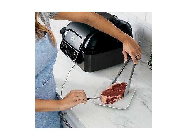 Refurbished Ninja Foodi Lg Smart In Indoor Grill With Qt Air Fryer Black Newegg Com