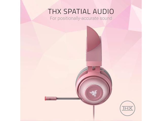 Razer Kraken Kitty Edition PC Gaming Headset - THX Spatial Audio 