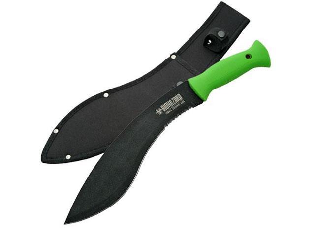 Zombie Killer Kukri Knife Green Handle