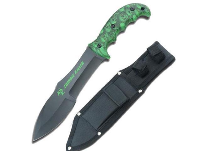 Zombie Killer Survival Hunter Knife Green