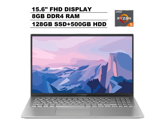 2020 Newest ASUS VivoBook 15.6" FHD (1920 x 1080) Premium Laptop (AMD Quad-Core Ryzen 5-3500U(Beat i7-7500U), 8GB RAM, 128GB SSD + 500GB HDD) AMD Radeon Vega 8, HDMI, Type-C, Windows 10