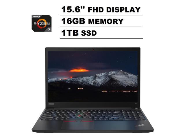 Lenovo ThinkPad E15 15.6" IPS FHD (1920x1080) Business Laptop (AMD 8-Core Ryzen 7-4700U (Beat i7-8750H), 16GB DDR4 RAM, 1TB PCIe M.2 SSD) Type-C, HDMI, Wi-Fi 6, RJ-45, Webcam, Windows 10 Pro
