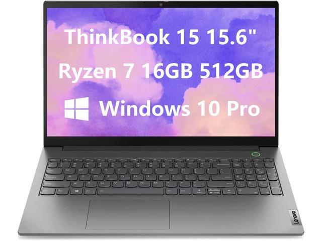 Lenovo ThinkBook 15 Gen 3 ACL 15.6" FHD (AMD 8-Core Ryzen 7 5700U (Beat i7-1165G7), 16GB DDR4 RAM, 512GB PCIe SSD) IPS Business Laptop, Backlit Keyboard, Webcam, Windows 10 Pro / 11 Pro - Newegg.com