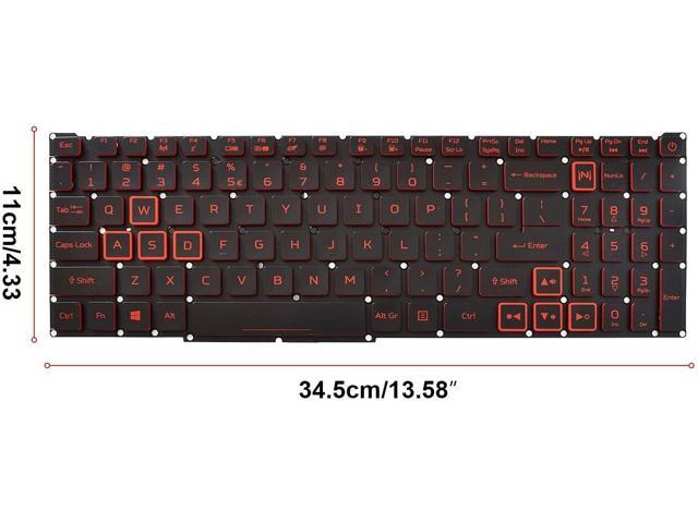 Acer　with　for　N18C4　N20C2　Nitro　N20C1　US　keyboard　English　N18C3　replacement　Backlit