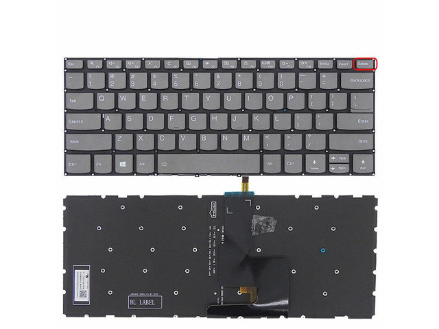 Computer Battery Multimeter US Keyboard for Lenovo IdeaPad V130-14IGM V130-14IKB Laptop Part Black