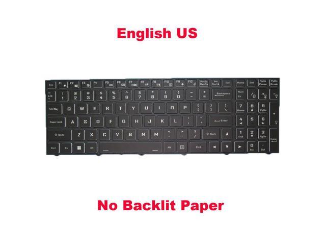 Neue Tastatur Für CLEVO N15Z3 - Deutsch, Beleuchtet, Schwarzer Rahmen