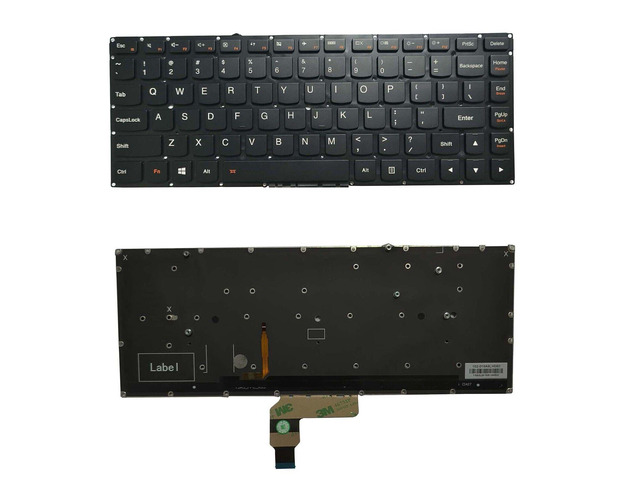 Touche De Clavier De Rechange Pour Lenovo Yoga 4 - Modèles 80MK / 900-13isk