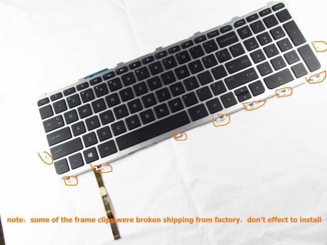 US Keyboard W/ Frame & Backlit For HP Envy M7-j020DX 17t-j000 CTO M7-j010DX 17J
