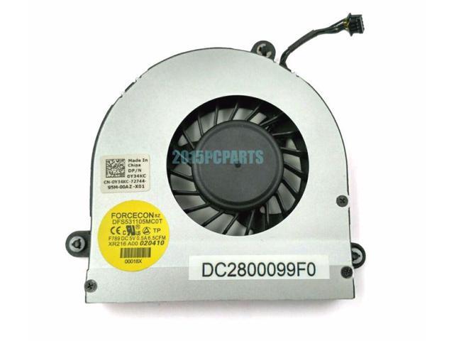 New For Dell Alienware M17x R3 R4 Cpu Cooling Fan Dc28000cmf0 Dc2800099f0 Newegg Com