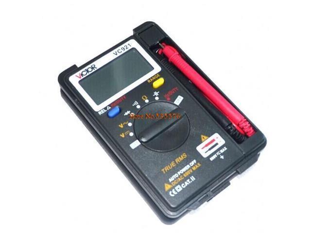 VICTOR VC921 DMM Integrated Personal Handheld Pocket Mini Digital Multimeter 
