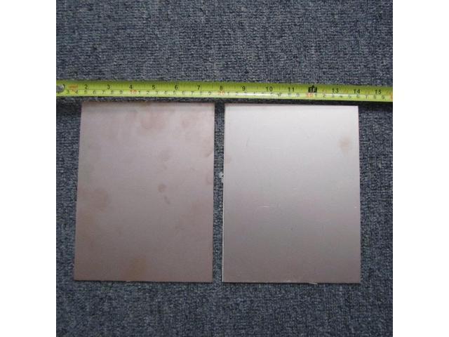 pcb 2Pcs FR4 Single Side Copper Clad PCB Laminate Circuit Board 70 x 50 x 0.8mm 