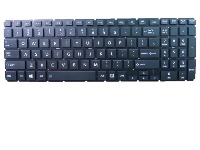 New for Toshiba Satellite Radius P55W-B Backlit US UI Black Keyboard