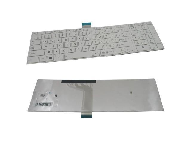 Laptop Keyboard Compatible for P//N 6037B0084002 V138126FS1-US V000321450 V000321460 6037B0084502 MP-11B53US-9301B US White