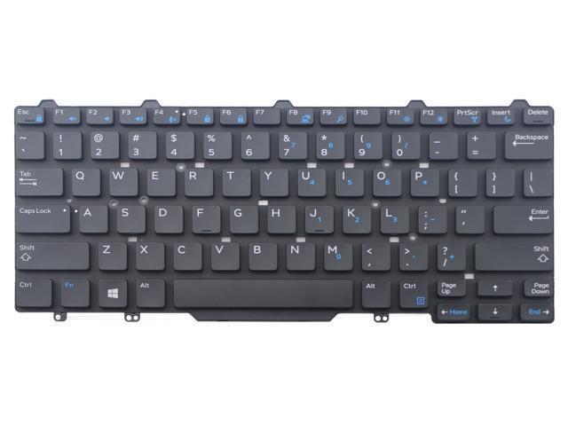 Laptop Replacement Keyboard Dell Latitude E7450 Us Layout Black Color No Frame Newegg Com