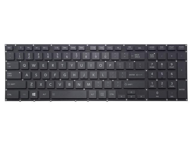New US BLK Non-Backlit Keyboard for Toshiba Satellite P75-A7100 P75-A7200