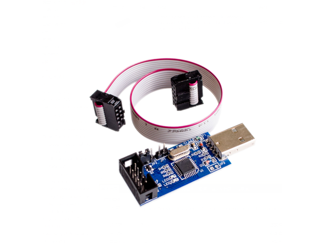 1pcs//lot USBISP USBASP Programmer for AVR ATMega ATTiny 51 AVR Board ISP Downloa